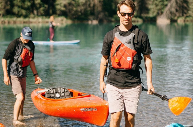 Banff National Park- Double Kayak Experience - The beaver dam and narrow routes