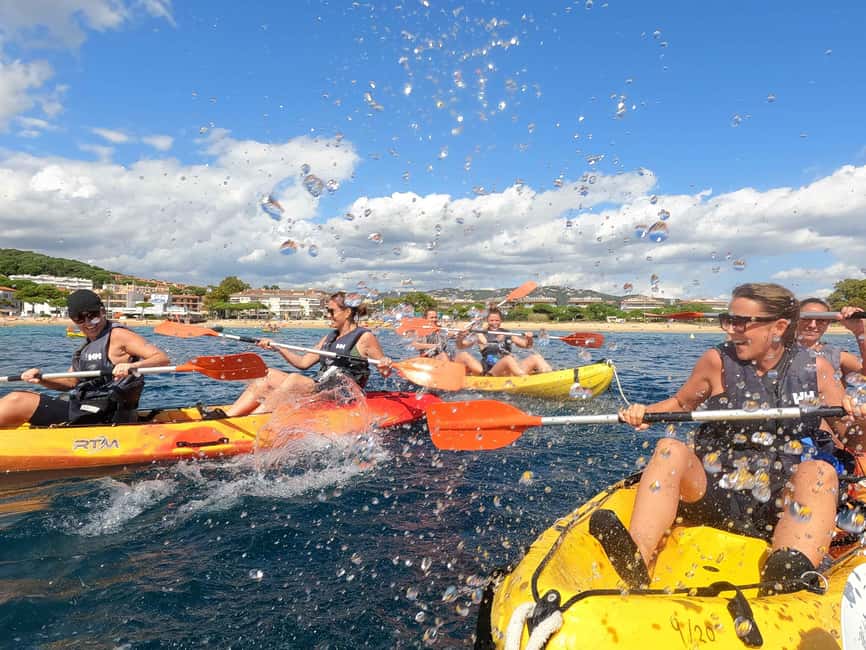 Barcelona: Costa Brava Kayaking & Snorkeling Tour with Lunch - S’Agaró and the first look at the water