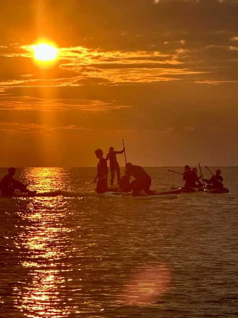 Barcelona: Paddleboarding at Sunrise. Includes: instructor, photos, equipment - What the $29 price really covers