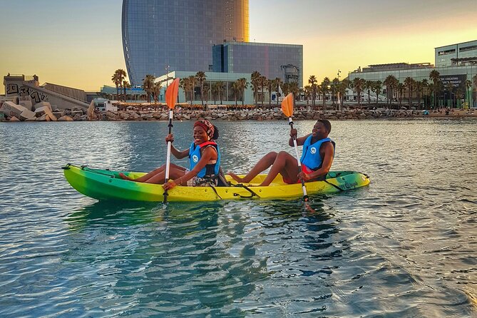 Barcelona Skyline Kayaking Coupled with Delicious Tapas - Meeting at Club Natació Barcelona at 6:00 pm