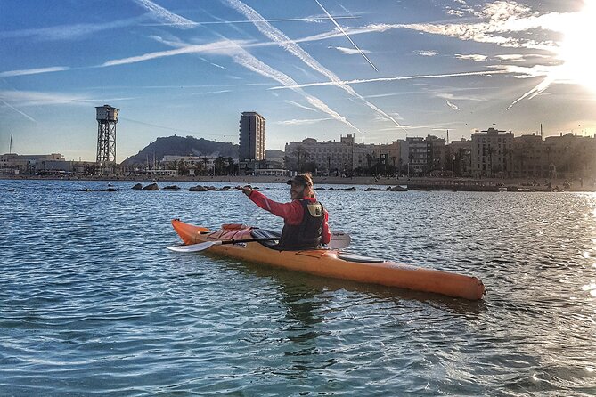 Barcelona Skyline Kayaking Coupled with Delicious Tapas - A possible Mediterranean swim before returning