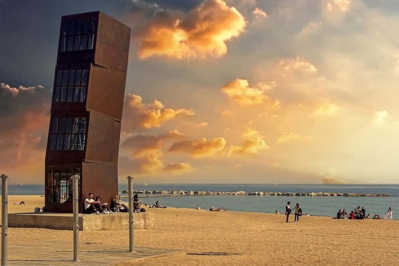 Barcelona: Sunrise or Sunset Paddle Surf with Photos - Sunset on the Barcelona coast