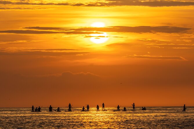 Barcelona: Sunrise Paddle Surf with Instructor and Photos - Learning the basics before launch