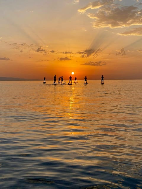 Barcelona: Sunrise Standup Paddle Tour w/ 4K Video & Coffee - Paddling into the sunrise