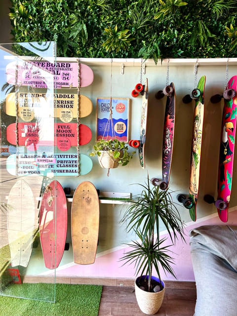 Barcelona: Sunrise Standup Paddle Tour w/ 4K Video & Coffee - Learning the board before the water