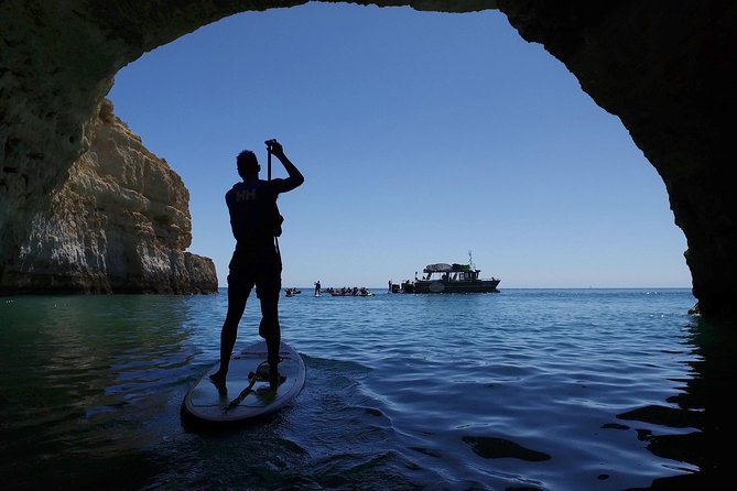 Benagil Area Kayak - Leaving Albufeira Marina by boat