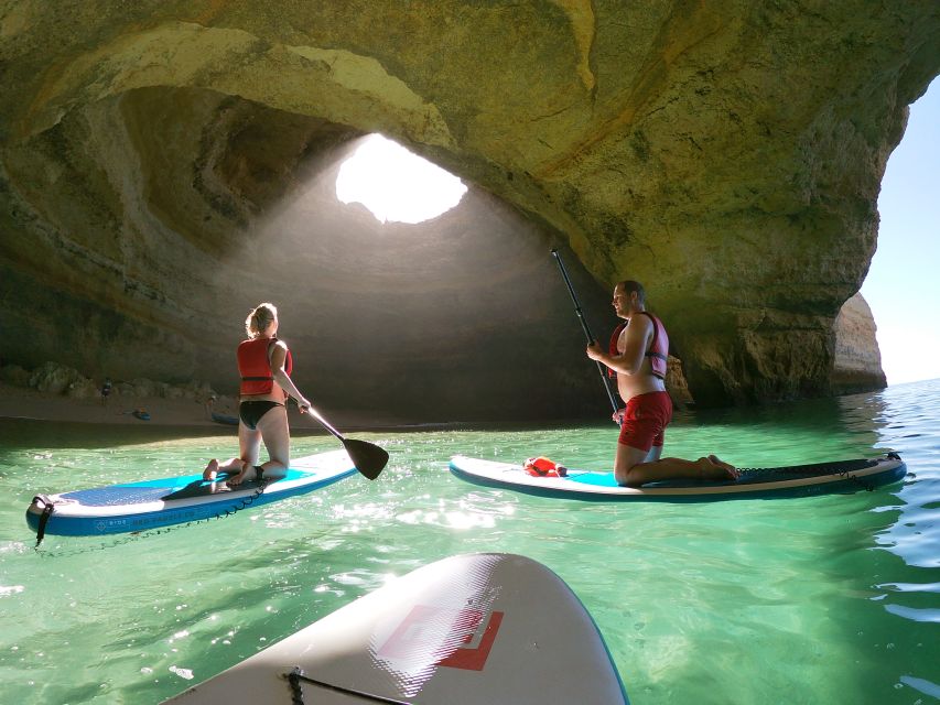 Benagil: Benagil Cave Stand Up PaddleBoard Tour at Sunrise - Meeting Bruno or Ana at Benagil Beach