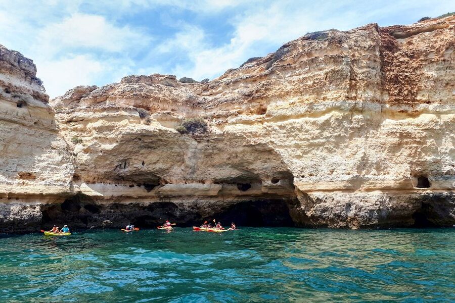 Benagil: Benagil Caves and Secret Spots Guided Kayaking Tour - How hard is the paddling?