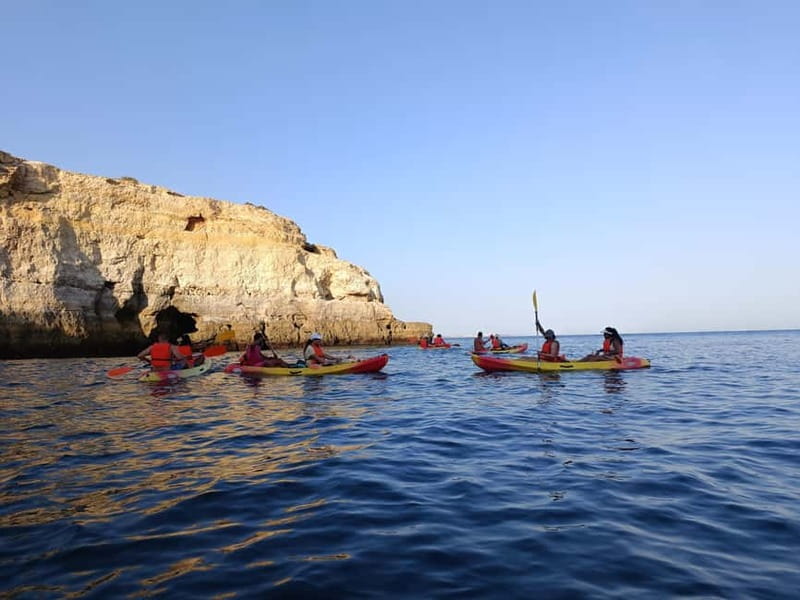 Benagil: Benagil Caves Guided Kayak Tour - A quiet beach stop, if conditions allow