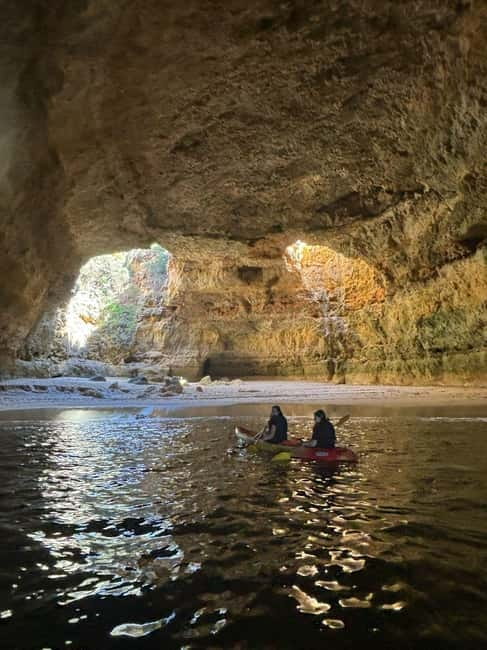 Benagil Cave - Kayak Guided tour - Marinha Beach from the water