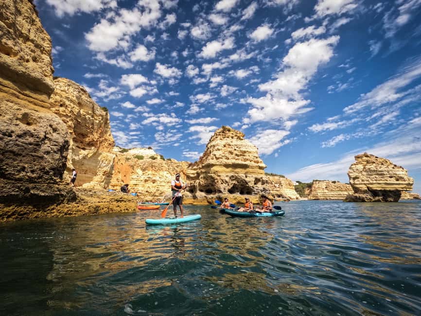 Benagil: Caves, Beaches, and Secret Spots Guided Kayak Tour - What to bring and what to leave behind