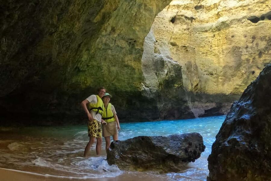 Benagil Caves: small group Kayaking Tour with a Local Guide - Inside Algar de Benagil