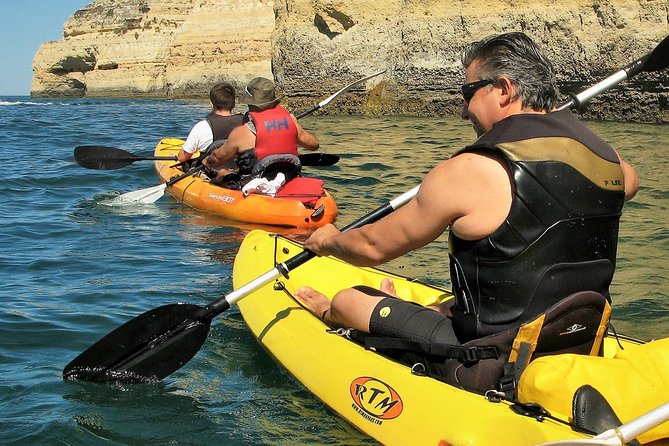 Benagil Kayak Tour On Board a Fantastic Catamaran - Swimming after the paddling