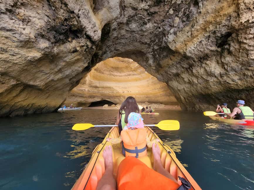 Benagil: Kayak Tour to Benagil Caves – Small Group - Key points to know before booking