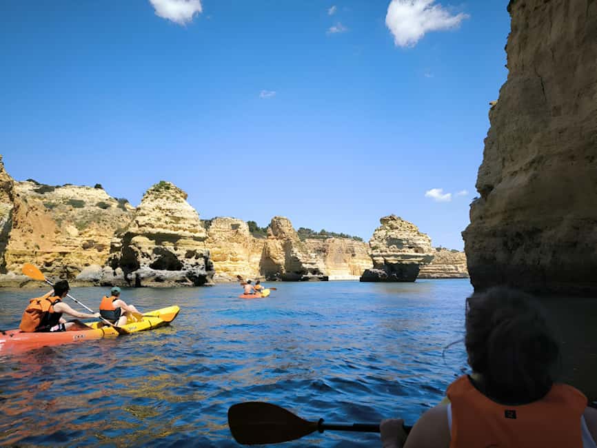 Benagil: Kayak Tour to Benagil Caves – Small Group - Smaller caves and coastal corners