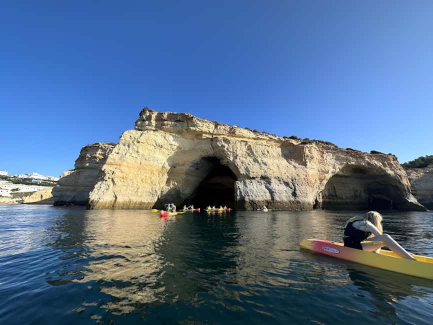 Benagil: Kayak Tour to Benagil Caves – Small Group - Choosing the best time of day