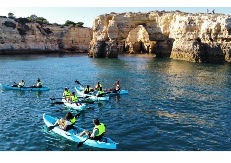 Benagil Kayaking Guided Tour - Caves, cliffs, and quiet beaches from water level