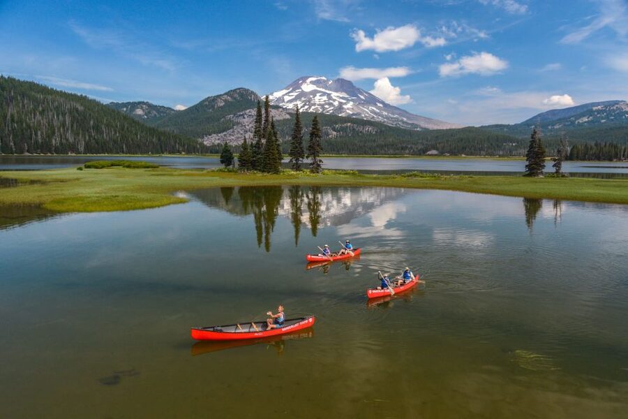 Bend: Half-Day Brews & Views Canoe Tour on the Cascade Lakes - What happens in May and October