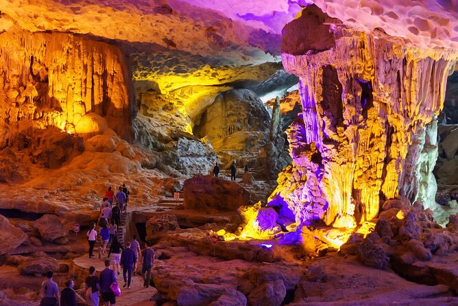 Best Halong 5 star Day Trip, inclusive,buffet,cave,kayak,transfer - Titop Island for beach time and a high view