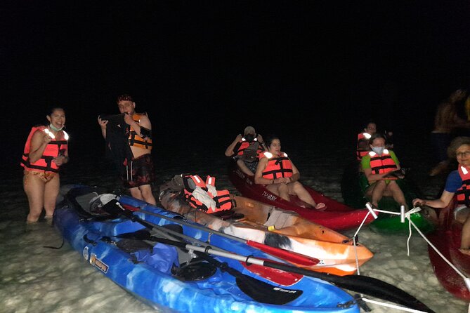 Bioluminescence Tour in Kayak in Holbox Island - Walking and wading at Punta Mosquito