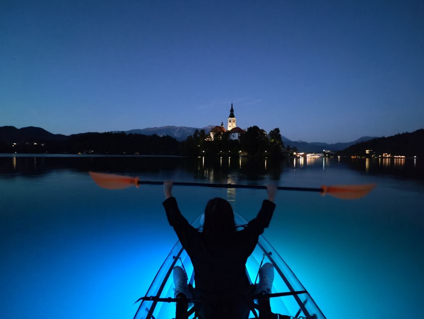 Bled: Guided Kayaking Tour in a Transparent Kayak - Paddling toward Bled Island