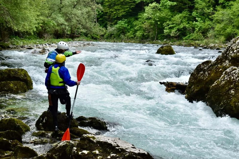 Bled: kayaking trip on the river Sava - What the guide adds to the experience