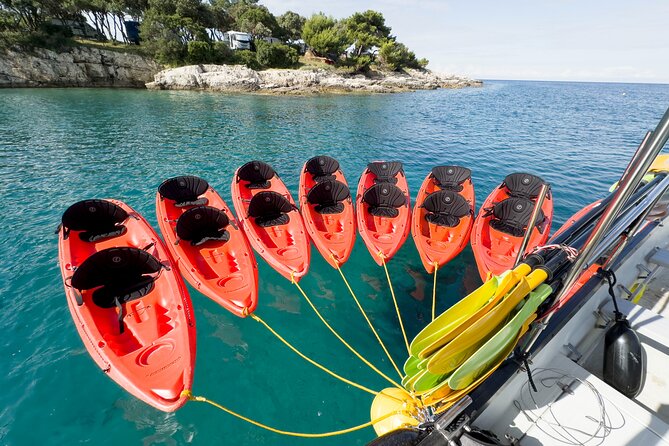 BOAT & KAYAK! Sea Adventure - Snorkeling & Cliff Jumps - Swimming, snorkeling, and the hidden beach