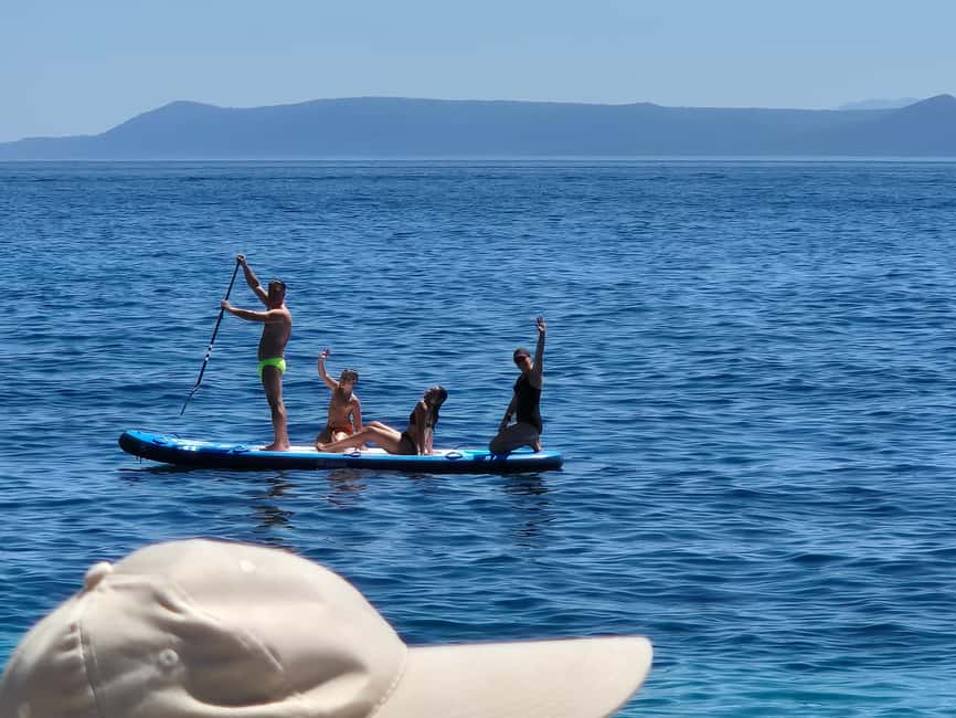 Bol: Zlatni Rat Beach Stand Up Paddle Board Rental - Your first minutes on the board