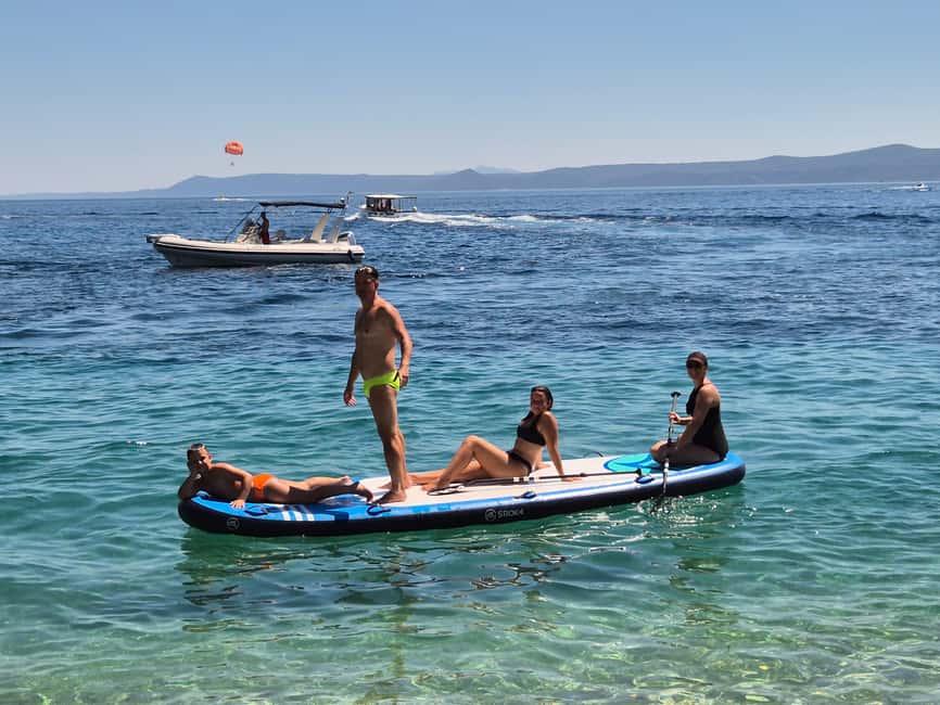 Bol: Zlatni Rat Beach Stand Up Paddle Board Rental - Paddling along the clear Adriatic water