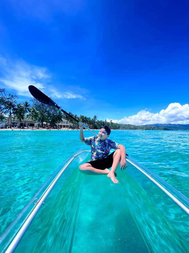 Boracay - Crystal Kayak phot-op Experience - The strongest reason to book