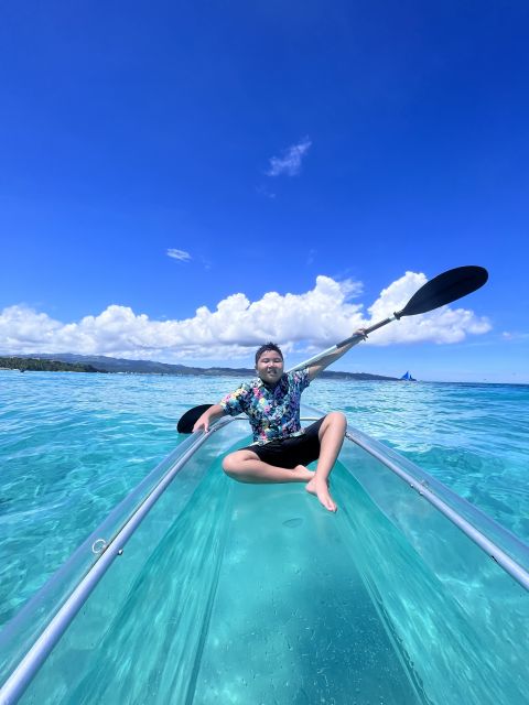 Boracay - Crystal Kayak phot-op Experience - Who will enjoy this most