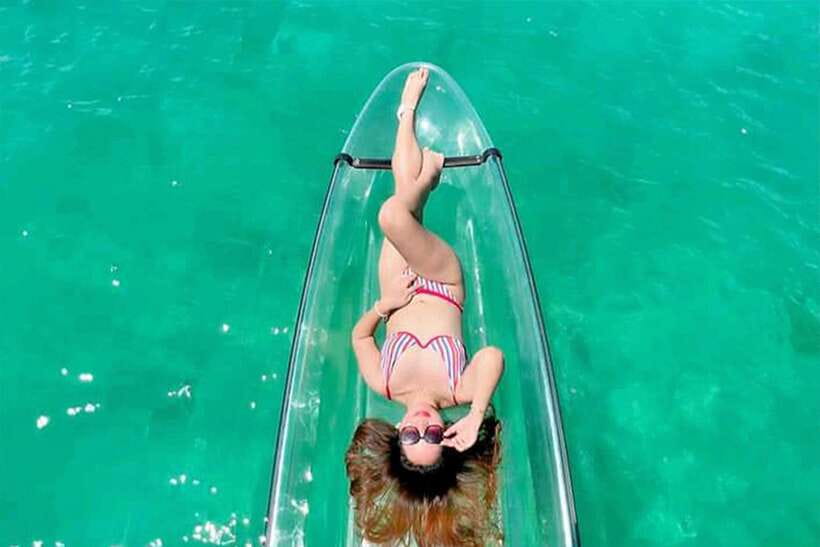 Boracay: Crystal Kayak Photo-op Experience - A clear kayak and a quick Boracay photo stop