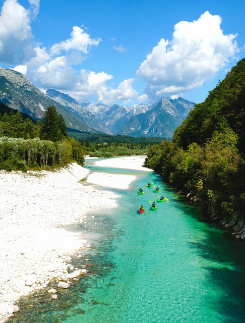 Bovec: Iconic Sit-on-Top Kayak Tour on Soča River +FREEphoto - Starting at Soča Adventure in Čezsoča