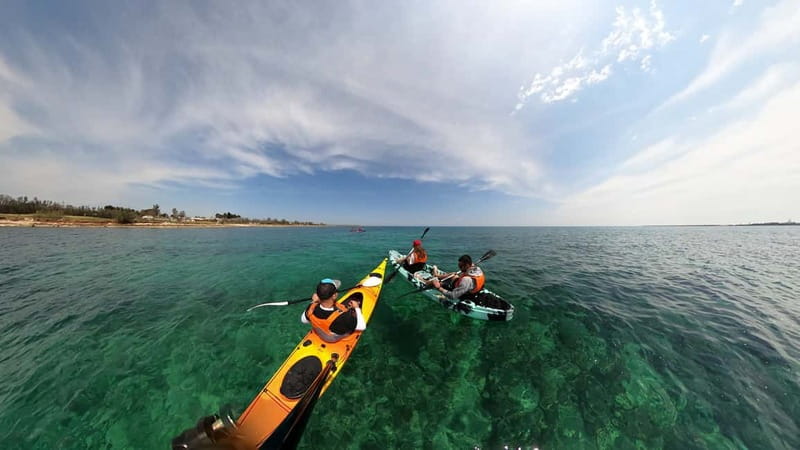 Brindisi: Kayaking at Sant'Andrea Island - Who will enjoy this most