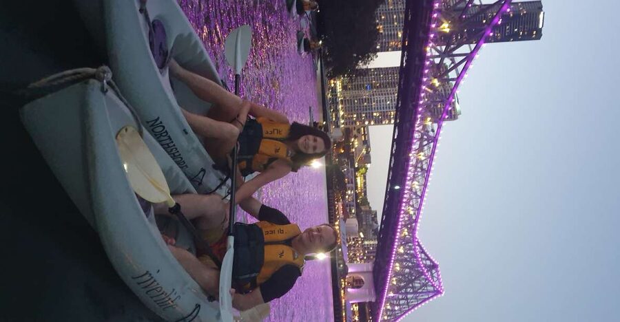 Brisbane: Illuminated River Night Kayak Tour - My verdict: book it for the view, not a lecture