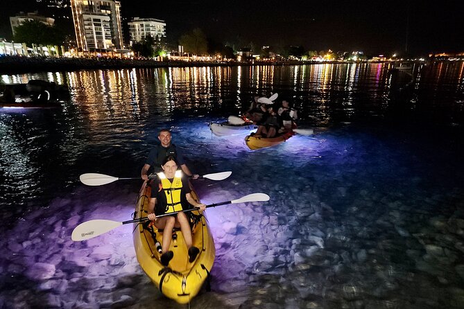 Budva: 2-Hour «Night Lights» Kayak Tour - Turning back toward Budva’s Old Town