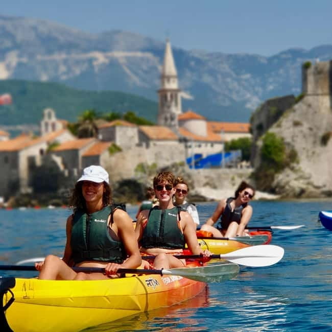 Budva: 3-Hour Paddle Board or Kayak Tour to Coastal Caves - Starting beside Budva’s river