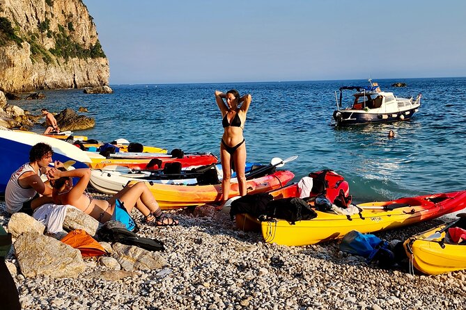 Budva Bay: Kayak & SUP Tour to Coastal Caves - Pigeon Cave and the natural sea passage