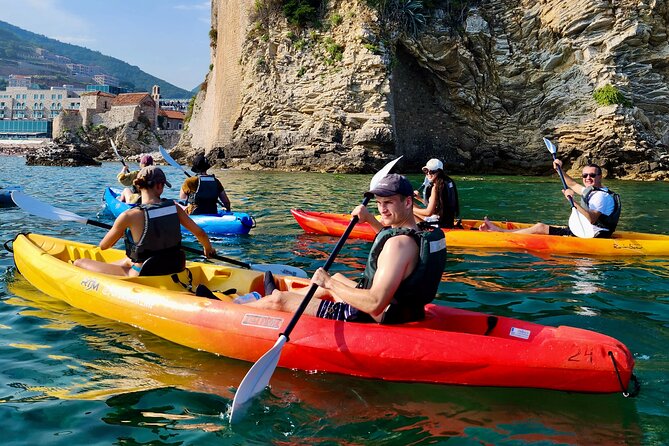Budva Bay: Kayak & SUP Tour to Coastal Caves - Paddling past Budva’s Old Town