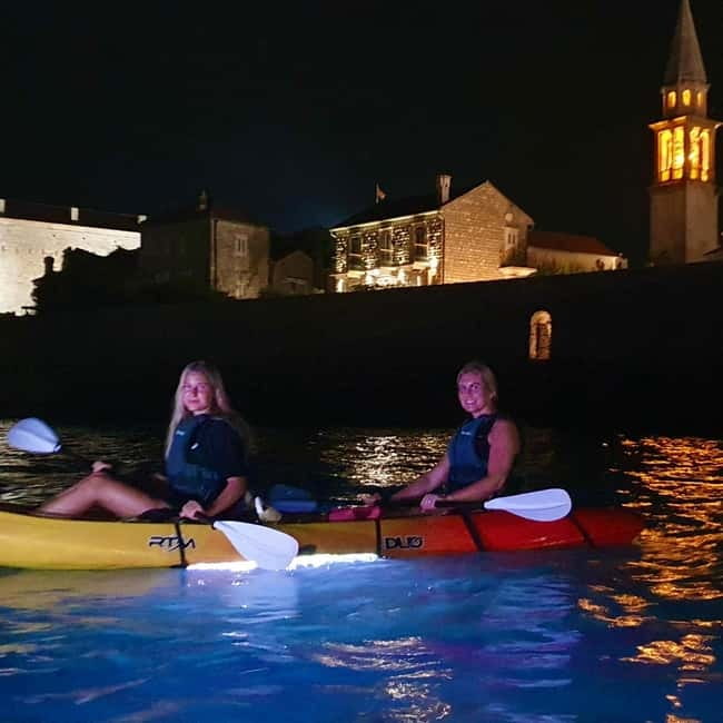 Budva: Night Lights Kayaking Tour - The best time to book