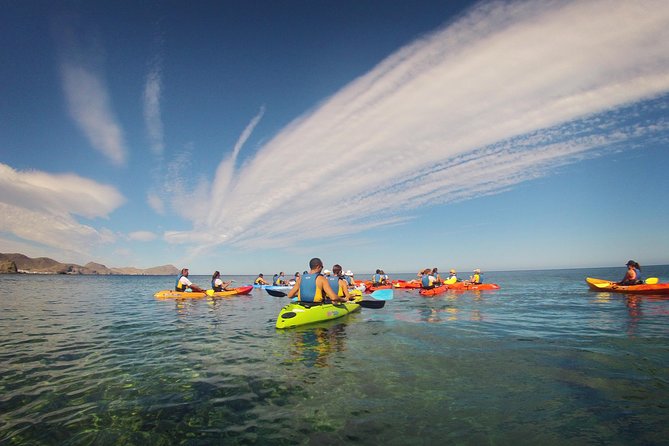 Cabo de Gata Active. Guided kayak and snorkel route through coves of the Natural Park - Paddling into Cabo de Gata-Níjar Natural Park