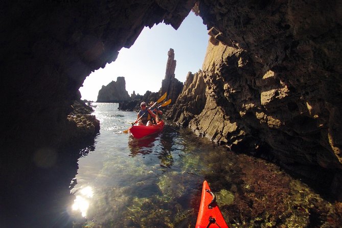 Cabo de Gata Active. Guided kayak and snorkel route through coves of the Natural Park - Weather, timing and physical effort