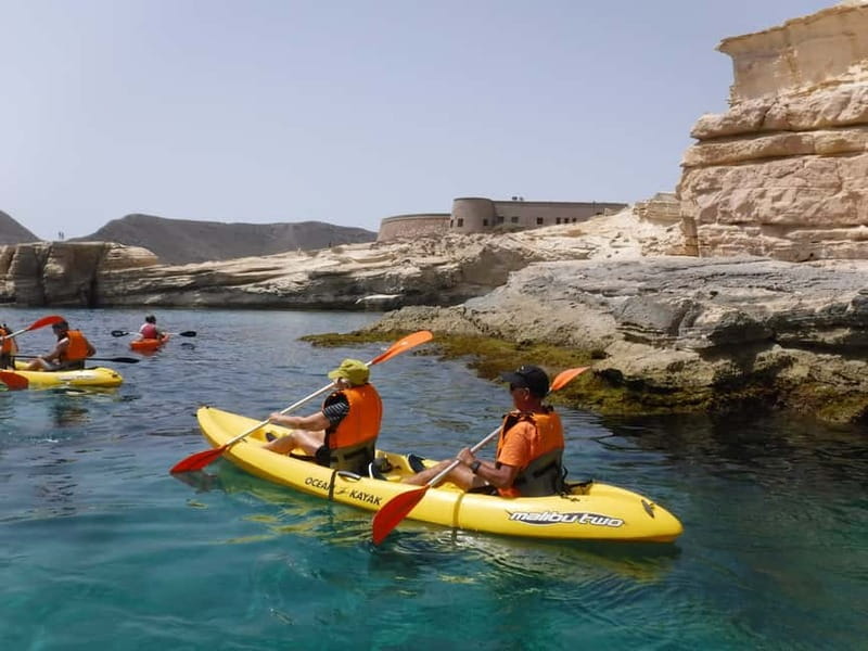 Cabo de Gata: Kayak and Snorkel Tour in the Natural Park - Snorkeling in a Sheltered Cove