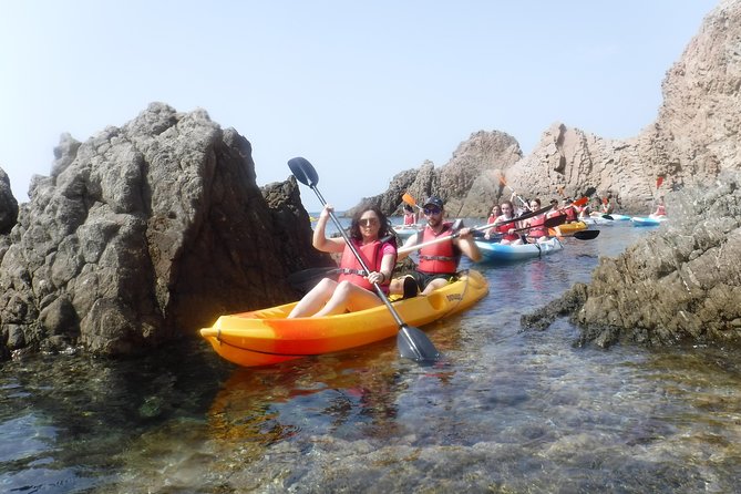 Cabo de Gata: Tour en kayak y snorkel full face + fotos incluidas - Full-face snorkeling and the pebble shore