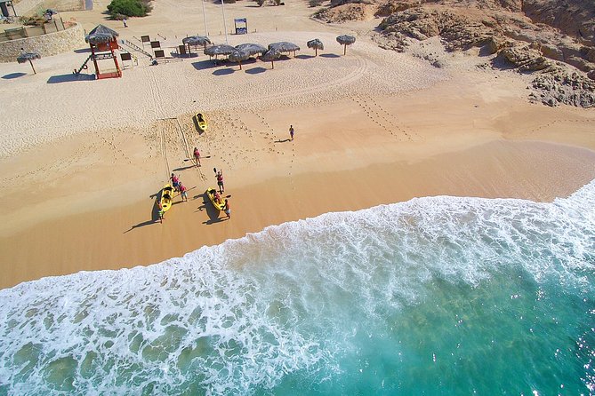 Cabo San Lucas Glass Bottom Kayak Tour and Snorkel at Two Bays - From Plaza Gali to Santa María Bay