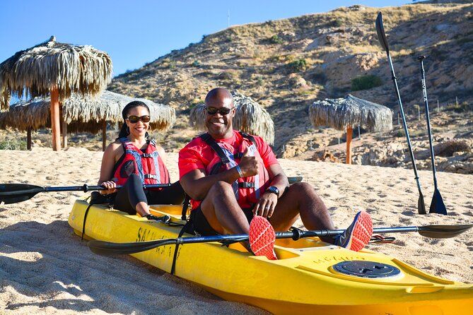 Cabo San Lucas Glass Bottom Kayak Tour and Snorkel at Two Bays - The paddle to Chileno Bay