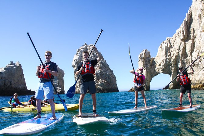 Cabo San Lucas Paddleboard and Snorkel at the Arch - The Arch, Lover’s Beach, and Divorce Beach from the water