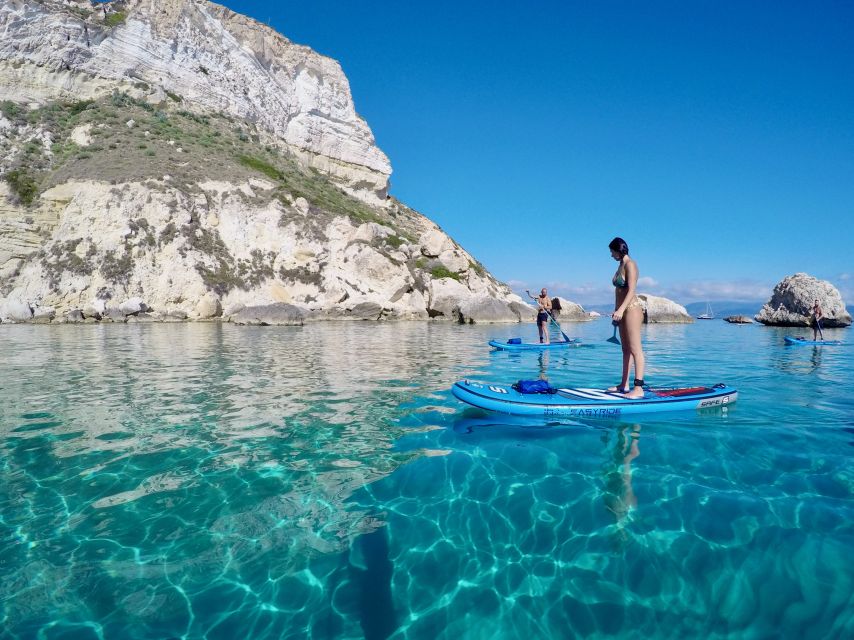 Cagliari: Stand Up Paddleboarding (SUP) Tour & Snorkeling - Swimming and snorkeling in clear water