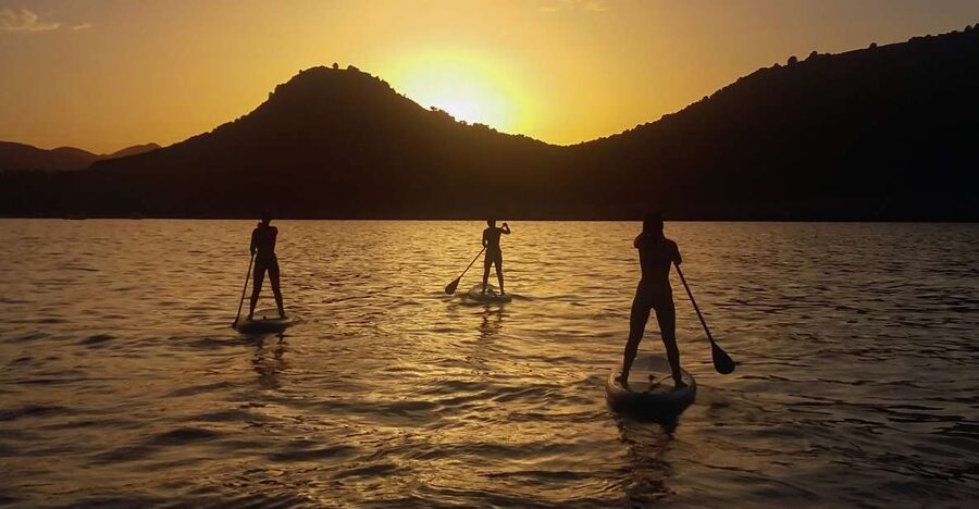 Cala Rajada: Stand Up Paddle Sunset Tour - Getting started with Leo and the SUP equipment