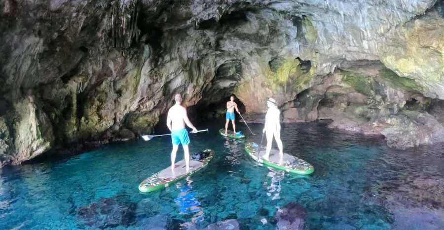 Cala Ratjada: SUP SAFARI TOUR 2H - Getting comfortable on a stand-up paddleboard